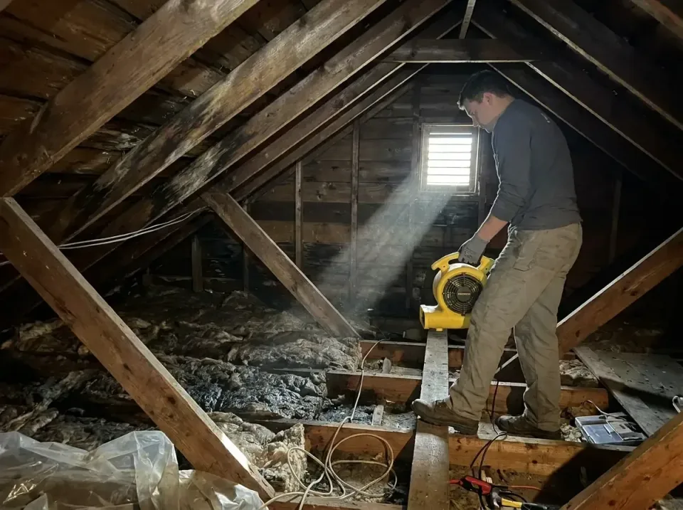 attic-water-damage-drying-proc-007 — frequently asked questions, Emergency Water Extraction & 24/7 Flood Response in Longmon…